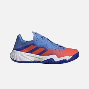 Adidas Barricade Mens Tennis Shoes -Lucid Blue / Solar Red / Blue Fusion