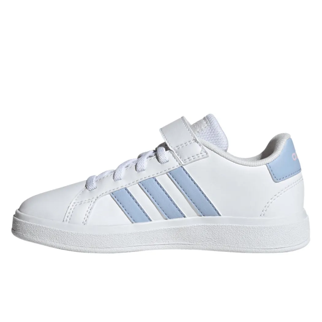 adidas Grand Court 2.0 Elastic Lace and Top Strap Kid's Sneakers