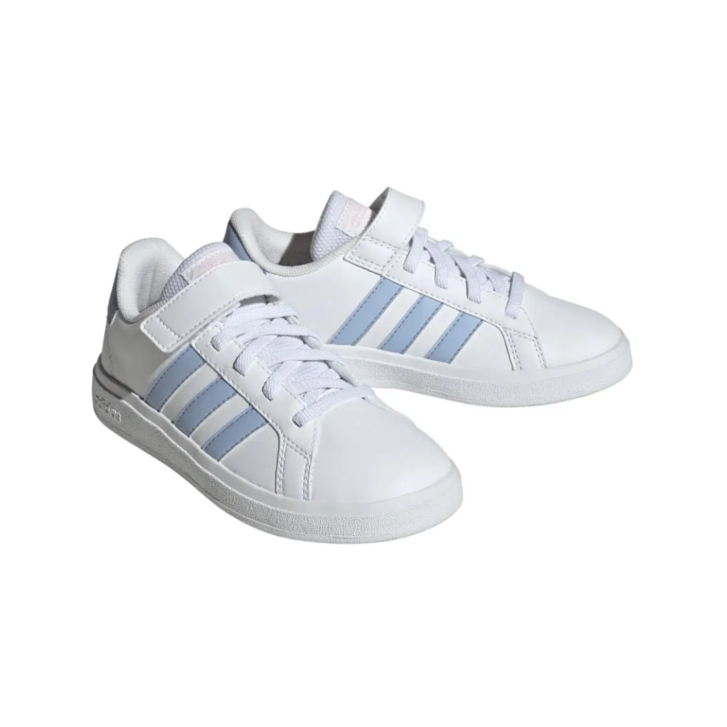 adidas Grand Court 2.0 Elastic Lace and Top Strap Kid's Sneakers