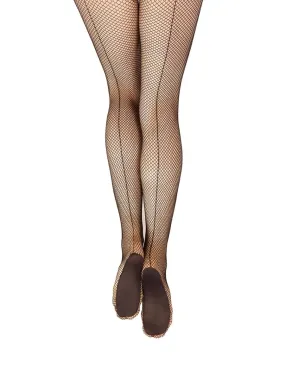 Capezio Professional Fishnet Tights WITH Seam