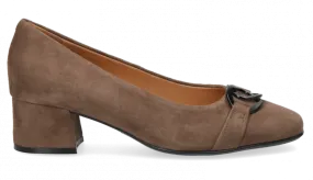 Caprice Ladies Slip On Block Heel Shoe 22306-29 367