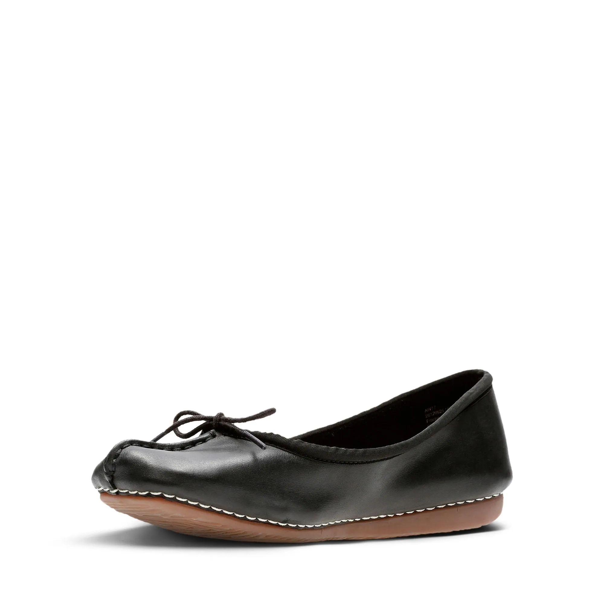 Clarks Freckle Ice Black Leather