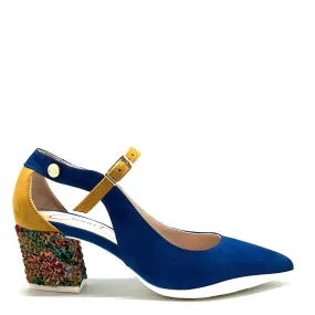 La La Blue yellow- Dress shoes