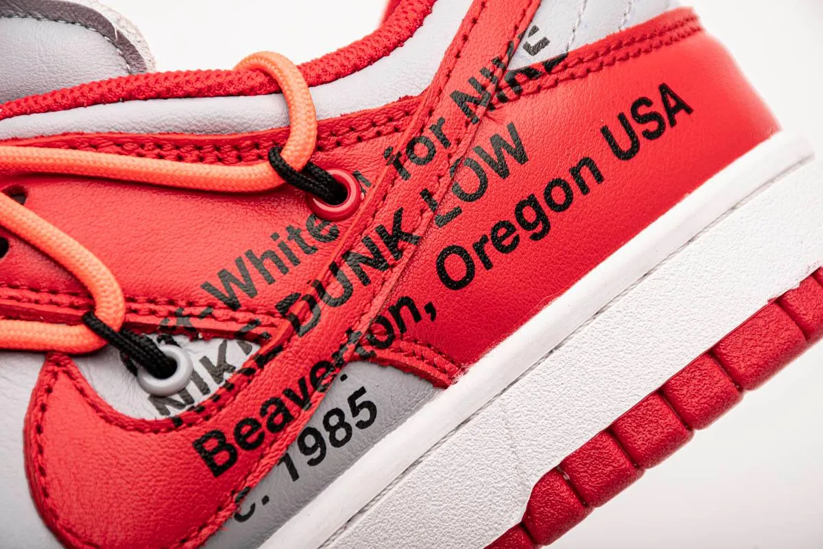 NIKE X OFF WHITE - DUNK SB " RED "