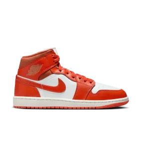 Women's Air Jordan 1 Mid 'Summit White/Cosmic Clay'